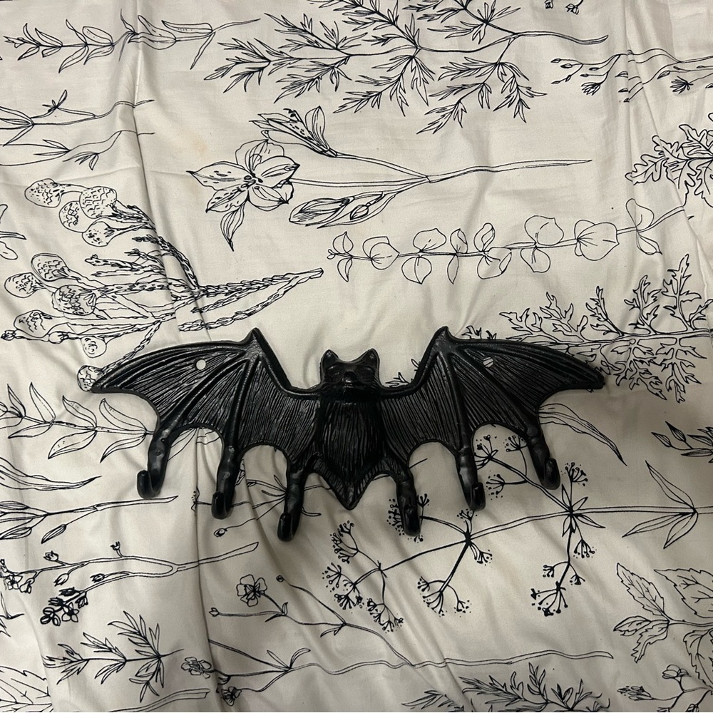 Black Bat Wall Hook